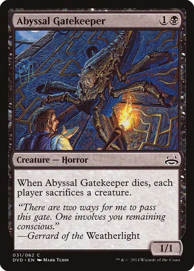 Abyssal Gatekeeper (Divine vs. Demonic) [Duel Decks Anthology] | Gamers Paradise