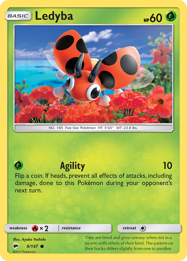 Ledyba (9/147) [Sun & Moon: Burning Shadows] | Gamers Paradise