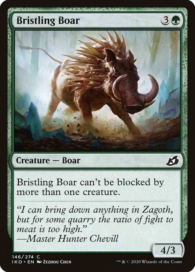 Bristling Boar [Ikoria: Lair of Behemoths] | Gamers Paradise