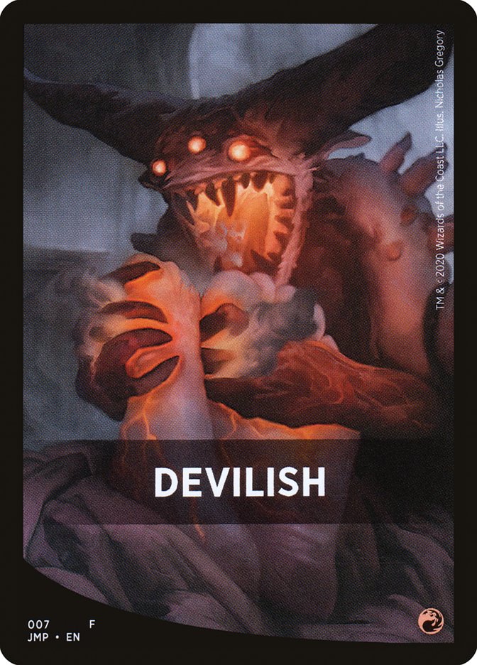 Devilish Theme Card [Jumpstart Front Cards] | Gamers Paradise
