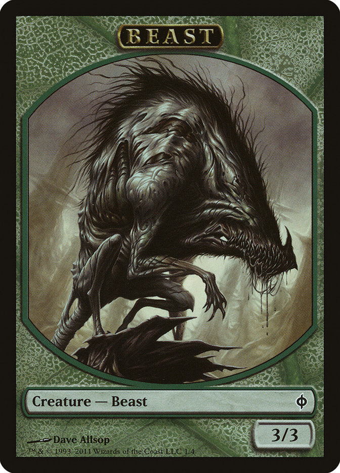 Beast Token [New Phyrexia Tokens] | Gamers Paradise