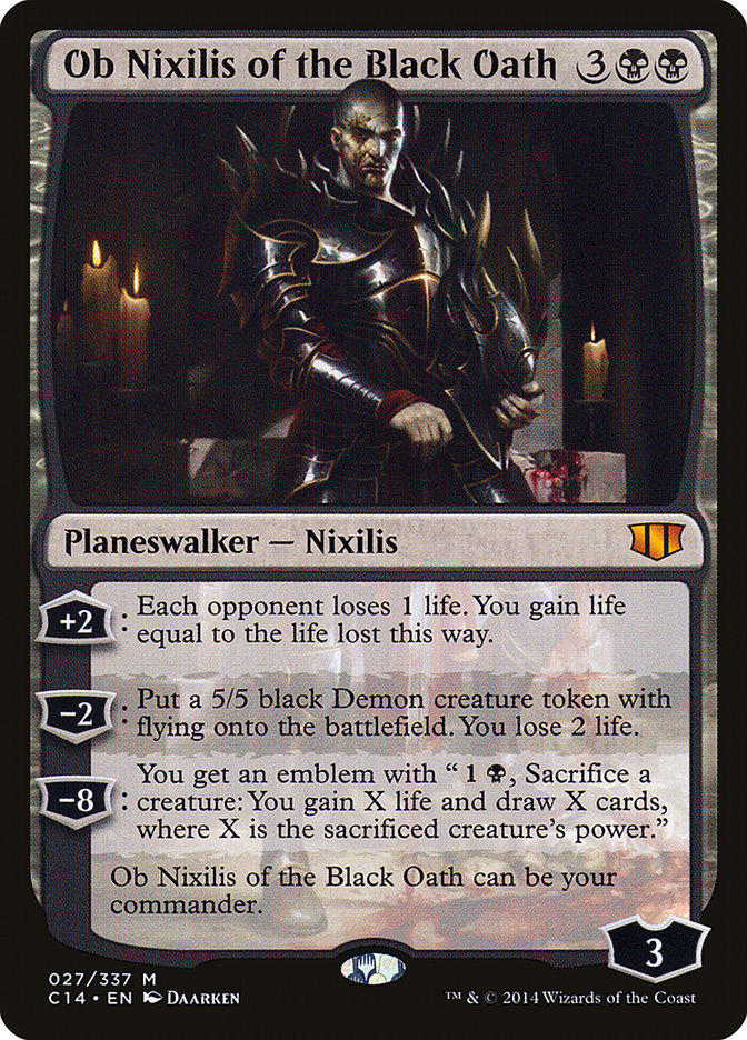 Ob Nixilis of the Black Oath [Commander 2014] | Gamers Paradise