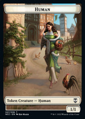 Eldrazi Spawn // Human Double-Sided Token [Streets of New Capenna Commander Tokens] | Gamers Paradise