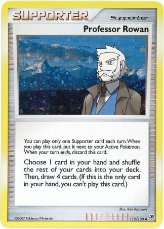 Professor Rowan (112/130) (Cosmos Holo) [Diamond & Pearl: Base Set] | Gamers Paradise