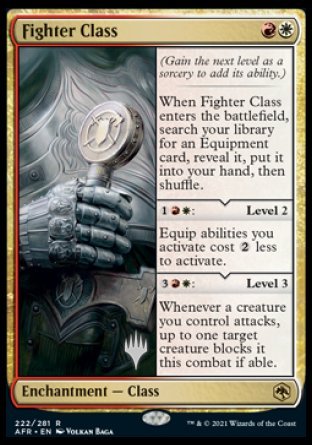 Fighter Class (Promo Pack) [Dungeons & Dragons: Adventures in the Forgotten Realms Promos] | Gamers Paradise