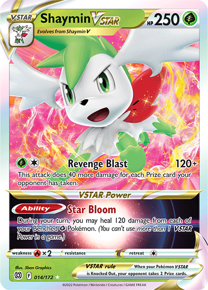 Shaymin VSTAR (014/172) [Sword & Shield: Brilliant Stars] | Gamers Paradise