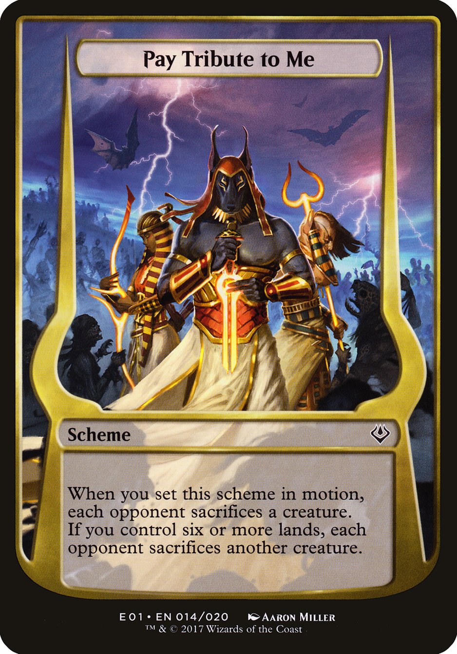 Pay Tribute to Me (Schemes) [Archenemy: Nicol Bolas Schemes] | Gamers Paradise