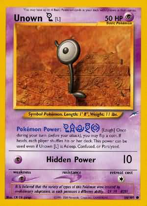 Unown [L] (86/105) [Neo Destiny Unlimited] | Gamers Paradise