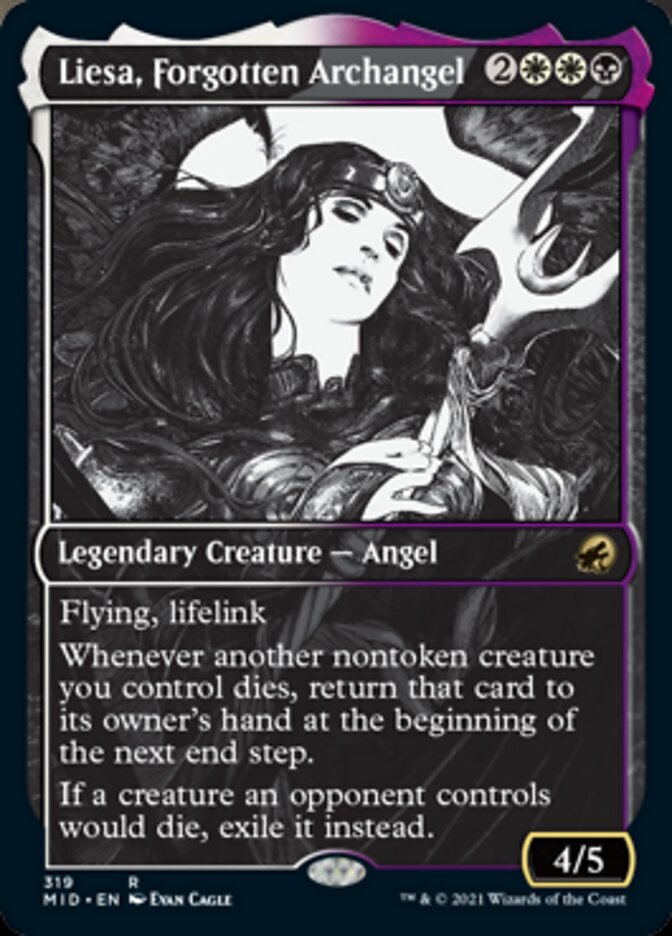 Liesa, Forgotten Archangel (Showcase Eternal Night) [Innistrad: Midnight Hunt] | Gamers Paradise