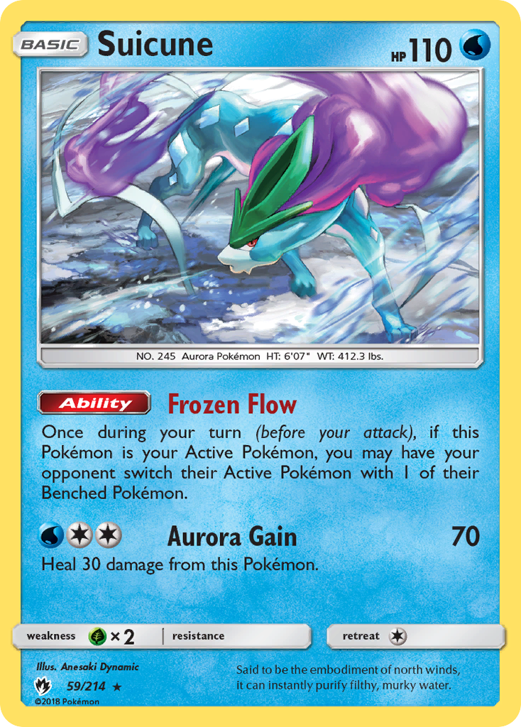 Suicune (59/214) [Sun & Moon: Lost Thunder] | Gamers Paradise