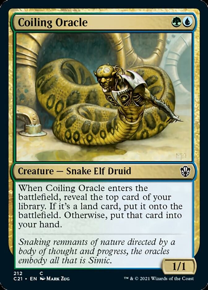 Coiling Oracle [Commander 2021] | Gamers Paradise