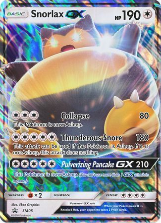 Snorlax GX (SM05) (Jumbo Card) [Sun & Moon: Black Star Promos] | Gamers Paradise