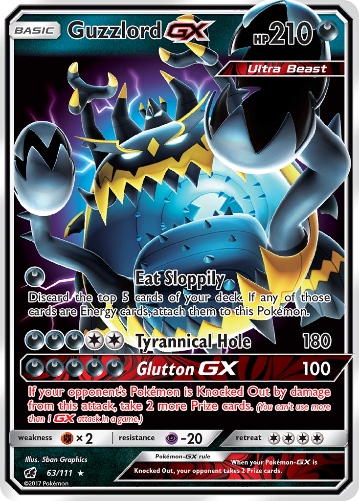 Guzzlord GX (63/111) [Sun & Moon: Crimson Invasion] | Gamers Paradise