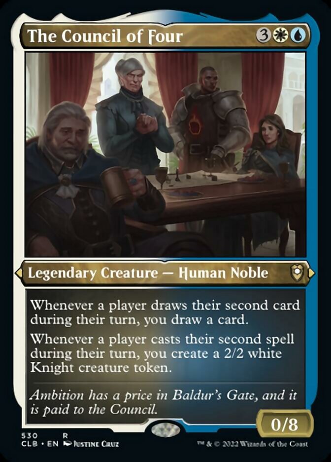 The Council of Four (Foil Etched) [Commander Legends: Battle for Baldur's Gate] | Gamers Paradise