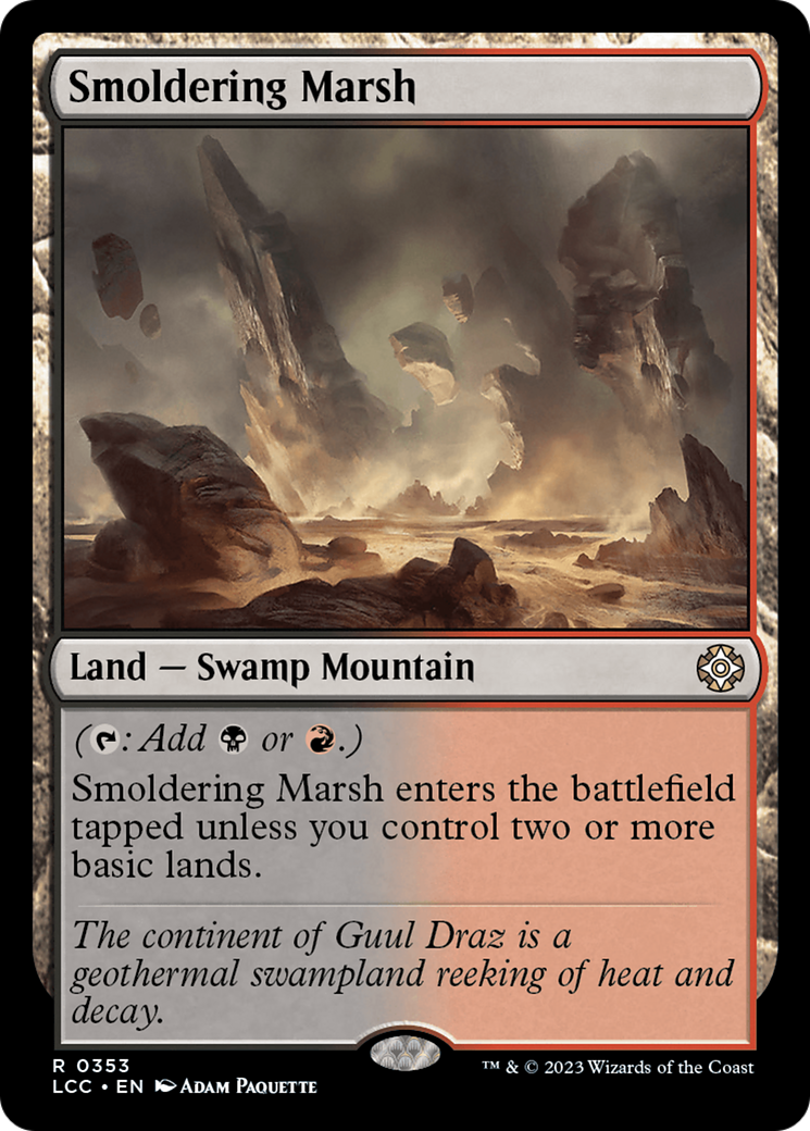 Smoldering Marsh [The Lost Caverns of Ixalan Commander] | Gamers Paradise