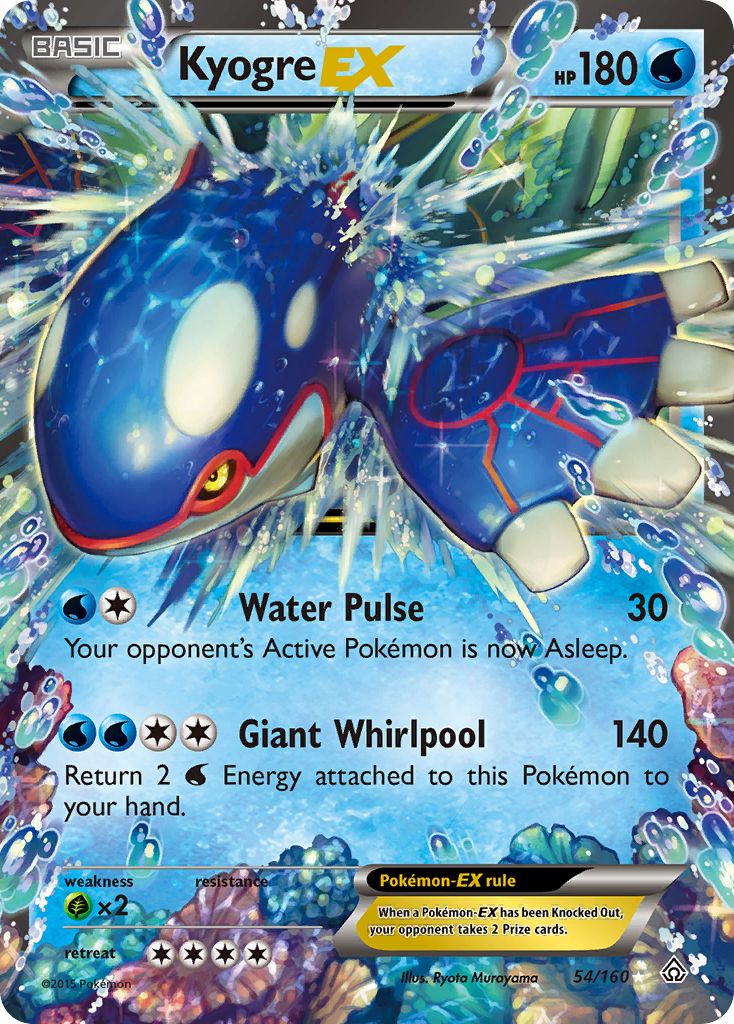 Kyogre EX (54/160) [XY: Primal Clash] | Gamers Paradise