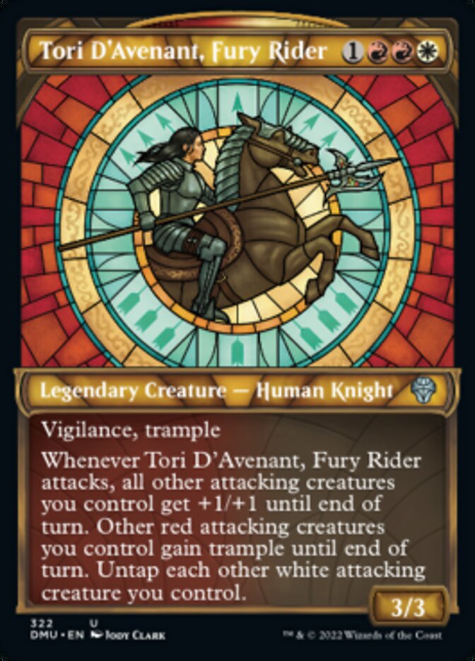 Tori D'Avenant, Fury Rider (Showcase) [Dominaria United] | Gamers Paradise