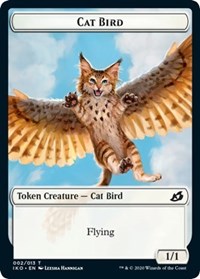 Cat Bird // Human Soldier (004) Double-Sided Token [Ikoria: Lair of Behemoths Tokens] | Gamers Paradise