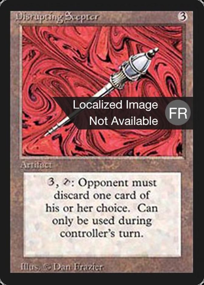 Disrupting Scepter [Foreign Black Border] | Gamers Paradise