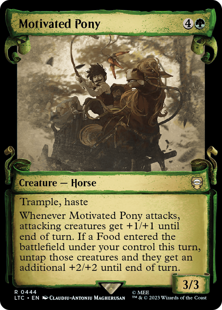Motivated Pony [The Lord of the Rings: Tales of Middle-Earth Commander Showcase Scrolls] | Gamers Paradise