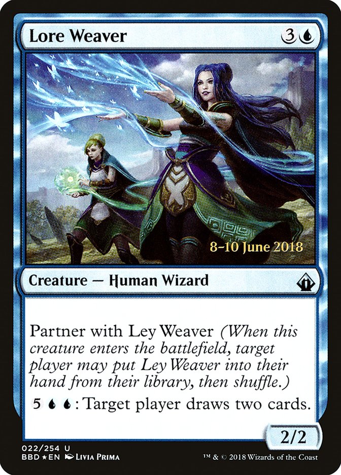 Lore Weaver [Battlebond Prerelease Promos] | Gamers Paradise