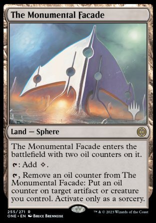 The Monumental Facade (Promo Pack) [Phyrexia: All Will Be One Promos] | Gamers Paradise