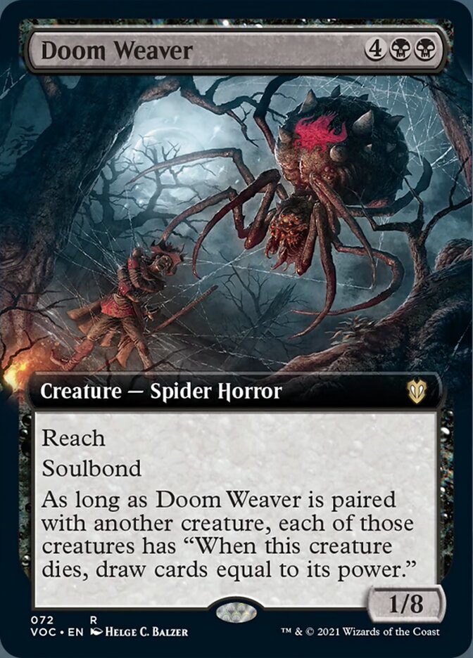 Doom Weaver (Extended Art) [Innistrad: Crimson Vow Commander] | Gamers Paradise