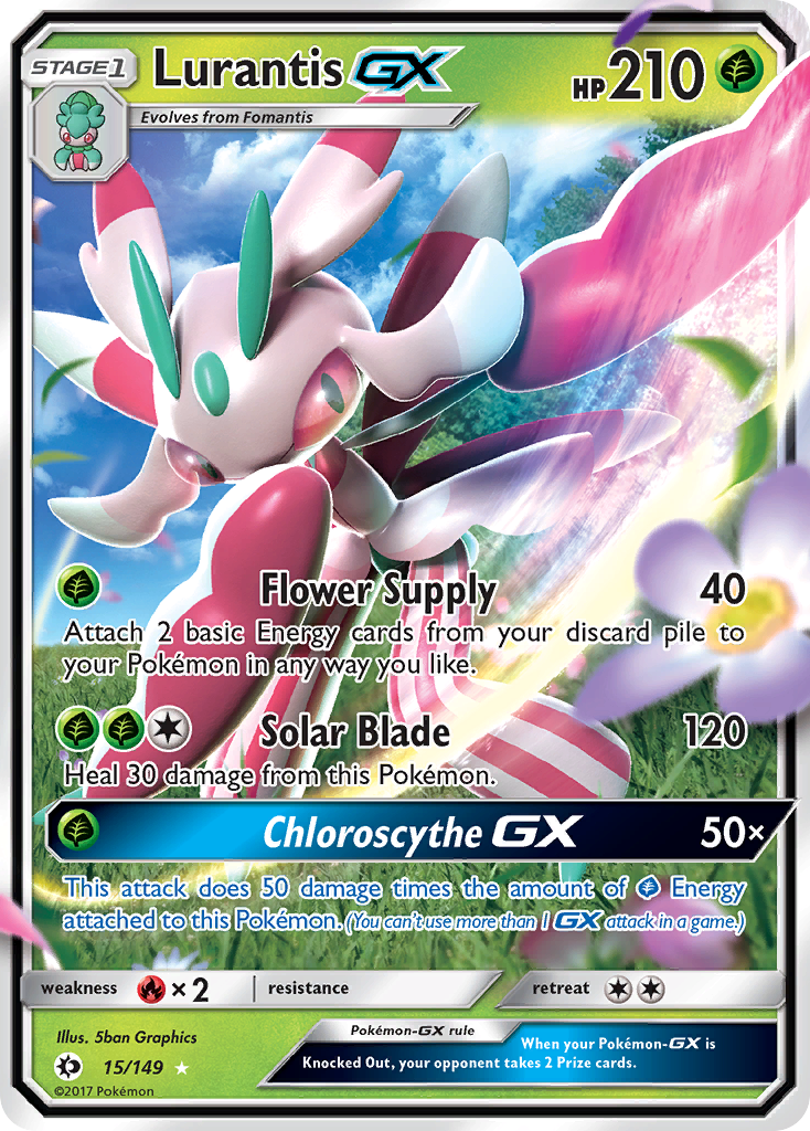 Lurantis GX (15/149) [Sun & Moon: Base Set] | Gamers Paradise