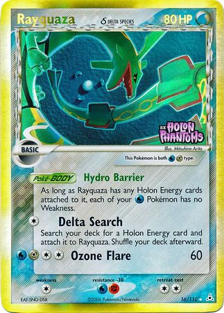 Rayquaza (16/110) (Delta Species) (Stamped) [EX: Holon Phantoms] | Gamers Paradise