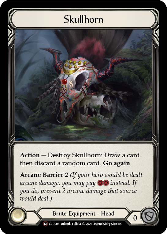 Skullhorn [U-CRU006-RF] Unlimited Rainbow Foil | Gamers Paradise