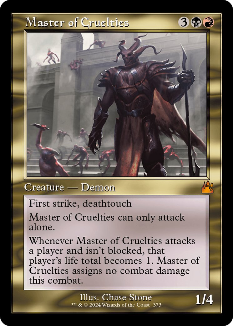 Master of Cruelties (Retro Frame) [Ravnica Remastered] | Gamers Paradise