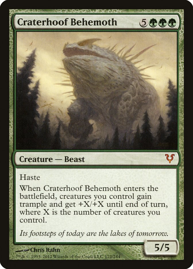 Craterhoof Behemoth [Avacyn Restored] | Gamers Paradise
