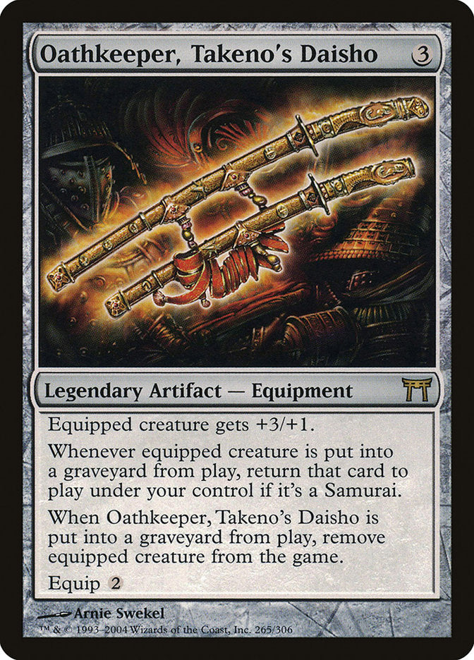 Oathkeeper, Takeno's Daisho [Champions of Kamigawa] | Gamers Paradise