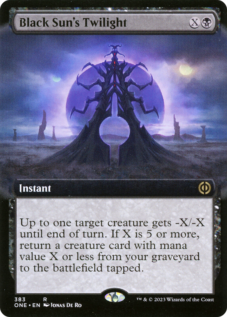 Black Sun's Twilight (Extended Art) [Phyrexia: All Will Be One] | Gamers Paradise