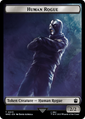 Human Rogue // Beast Double-Sided Token [Doctor Who Tokens] | Gamers Paradise