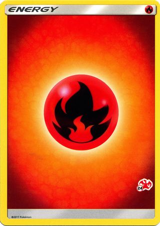 Fire Energy (Charizard Stamp #24) [Battle Academy 2020] | Gamers Paradise