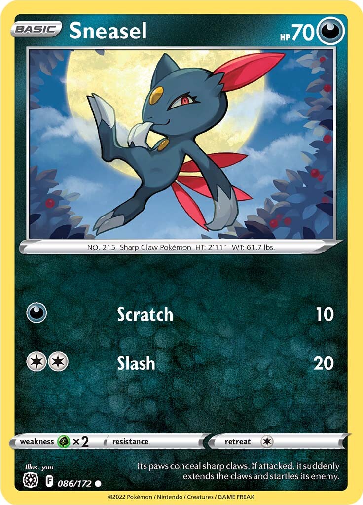 Sneasel (086/172) [Sword & Shield: Brilliant Stars] | Gamers Paradise