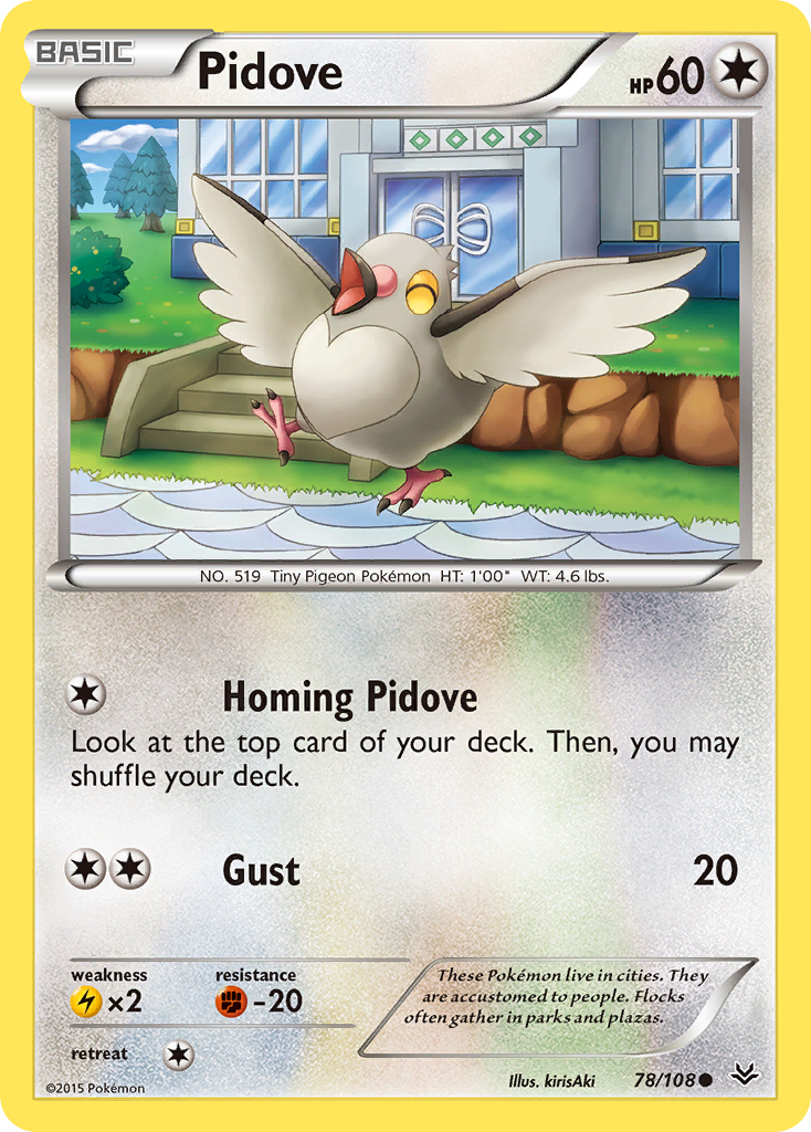 Pidove (78/108) [XY: Roaring Skies] | Gamers Paradise