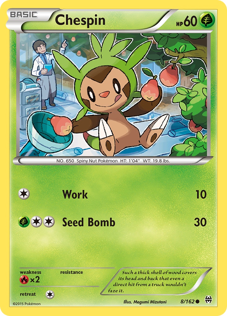 Chespin (8/162) [XY: BREAKthrough] | Gamers Paradise