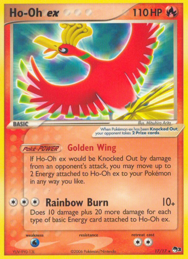 Ho-Oh ex (17/17) (Holo) [POP Series 3] | Gamers Paradise