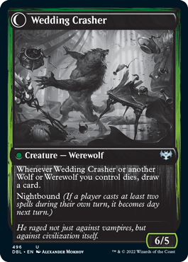 Wolfkin Outcast // Wedding Crasher [Innistrad: Double Feature] | Gamers Paradise