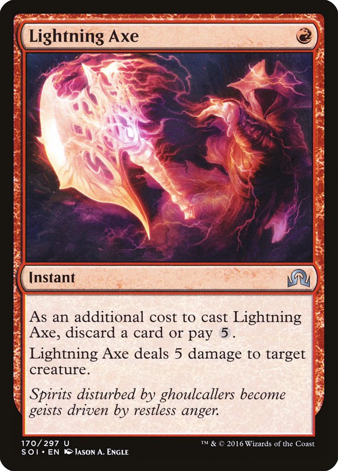 Lightning Axe [Shadows over Innistrad] | Gamers Paradise