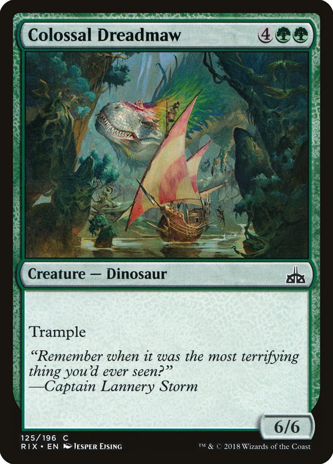 Colossal Dreadmaw [Rivals of Ixalan] | Gamers Paradise