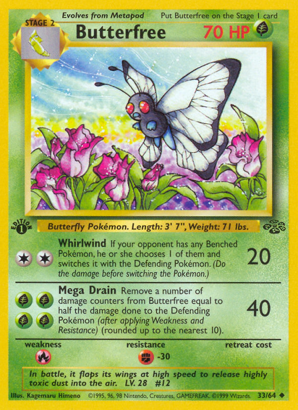 Butterfree (33/64) [Jungle 1st Edition] | Gamers Paradise