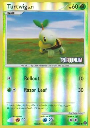 Turtwig (77/100) [Burger King Promos: 2009 Collection] | Gamers Paradise