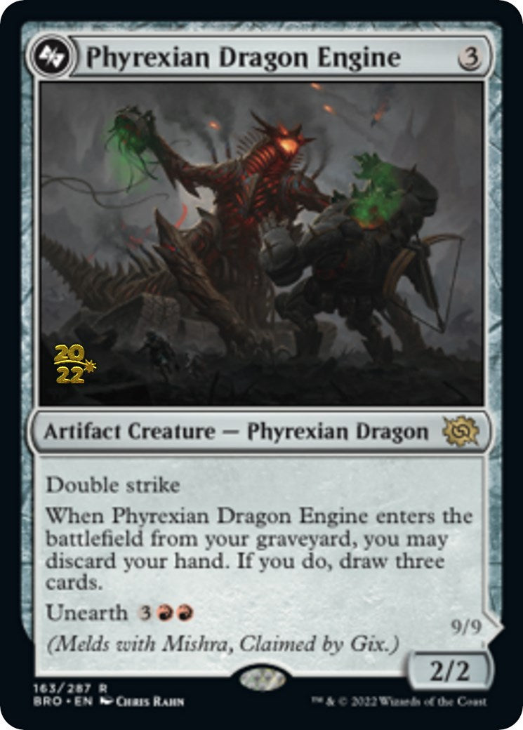 Phyrexian Dragon Engine [The Brothers' War Prerelease Promos] | Gamers Paradise