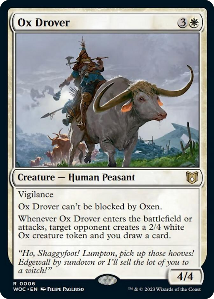 Ox Drover [Wilds of Eldraine Commander] | Gamers Paradise