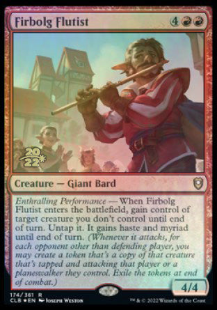 Firbolg Flutist [Commander Legends: Battle for Baldur's Gate Prerelease Promos] | Gamers Paradise