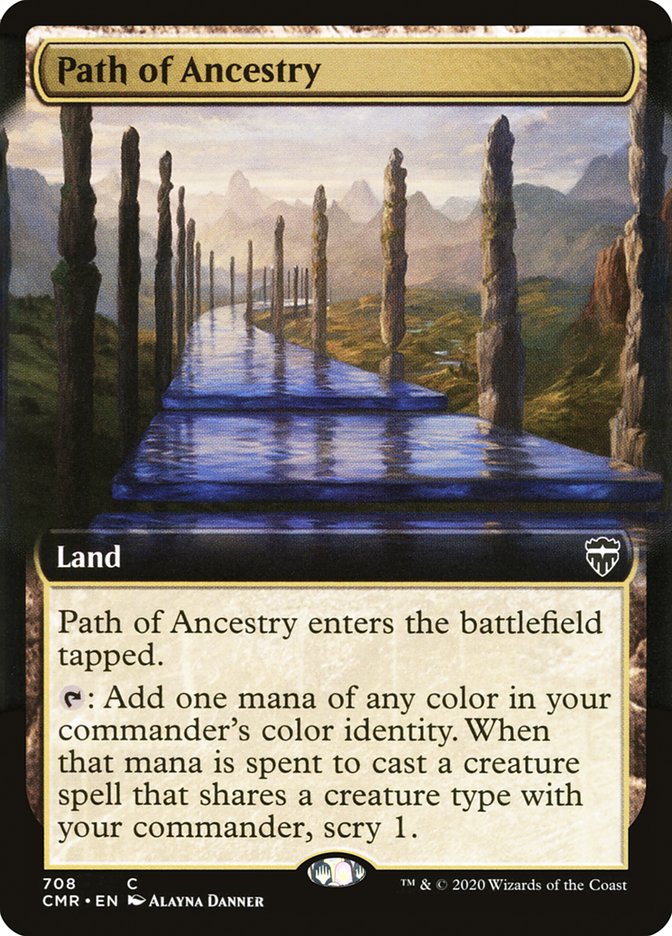 Path of Ancestry (Extended Art) [Commander Legends] | Gamers Paradise