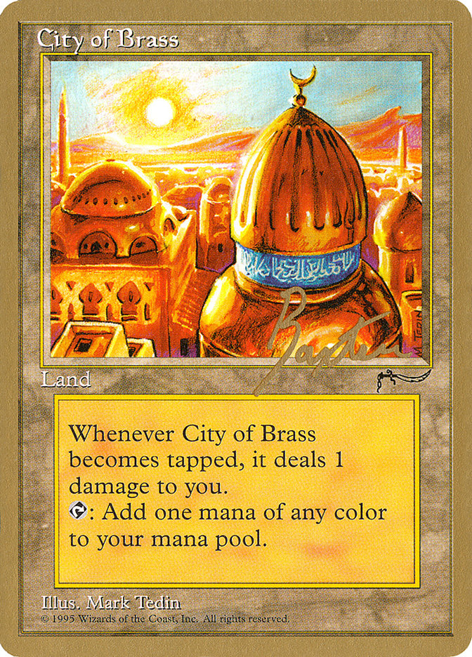 City of Brass (George Baxter) [Pro Tour Collector Set] | Gamers Paradise